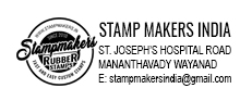 Address Stamp with logo, Address Seal with logo, Pre ink addess stamp with logo