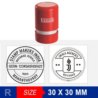 Round Stamp 30X30 mm