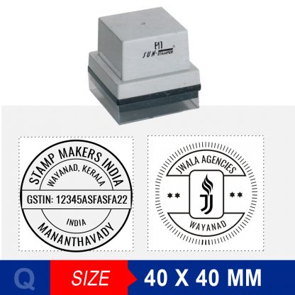 Address Stamp 40X40 mm - Image 2