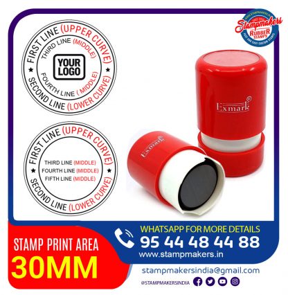 Exmark Round Stamp 30mm
