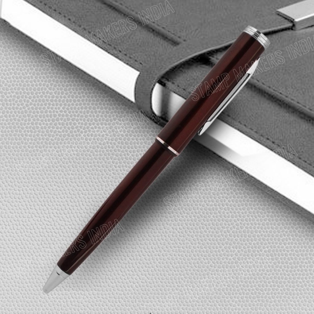 Custom Pen Stamp, Pen with stamp pad, Pen seal, Pen with seal pad