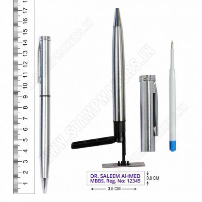 Custom Pen Stamp, Pen with Pre - Inking Stamp - Image 10