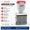 Dolphin 4mm numbering stamp