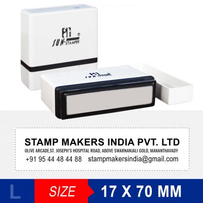 Address Stamp 70X17 mm - Image 4