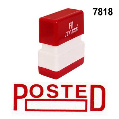 posted stock stamp, posted pre ink seal, posted seal