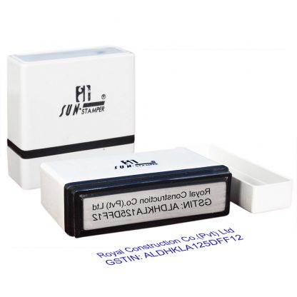 Two line Stamps / 12x45 mm - Image 2