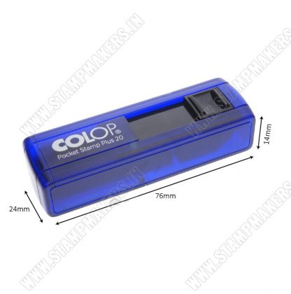 COLOP POCKET STAMP 18 X 47mm # 3/4 LINES # - Image 6