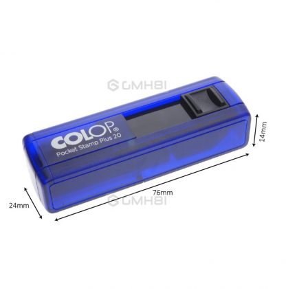 COLOP POCKET 30 STAMP 18 X 48mm # 2/3 LINES - Image 3