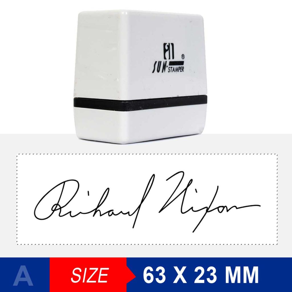 Signature Stamp, Pre Ink Signature Stamp , Pre Ink Signature seal