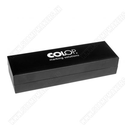 Colop Executive Pen Stamp with metal body black and silver - Image 5