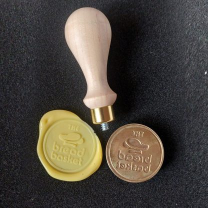 40 mm Wax Seal Stamp With Wooden Handle - Image 3