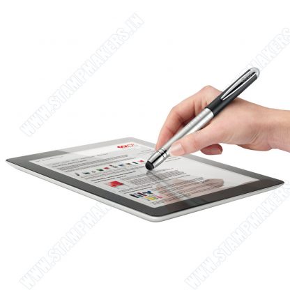 Executive Pen Stamp,  Pen Stamp Alu Magnet Touch With Name Engraved on the top - Image 5