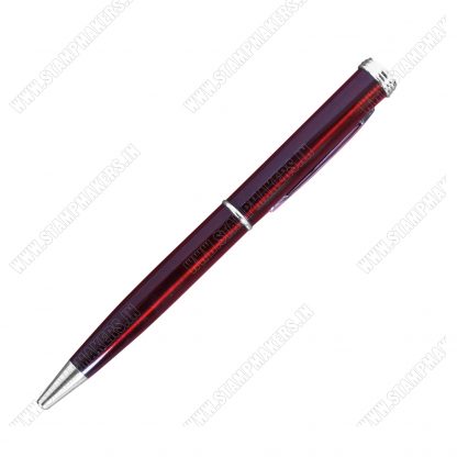 Pen Stamp, Pen with Pre - Inking Stamp - Brown Body - Image 3