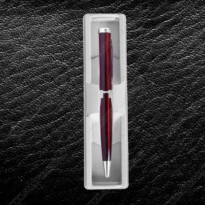 Pen Stamp, Pen with Pre - Inking Stamp - Brown Body - Image 2