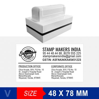 Address Stamp   78X48 mm (V)