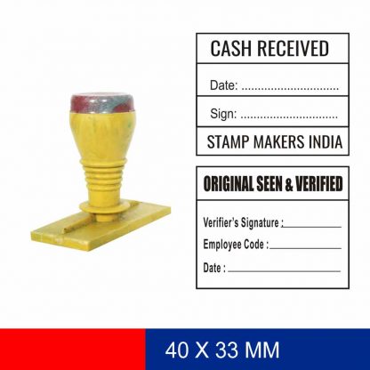 Rubber Stamp / Polymer  40 X 32 mm