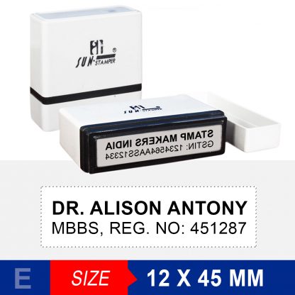 DOCTOR'S STAMP / 12x45 mm - Image 2