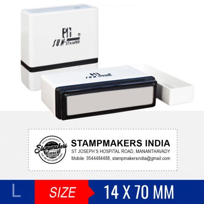 Address Stamp 70X17 mm - Image 3