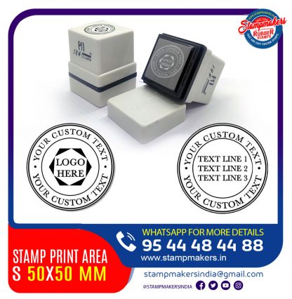 Address Stamp 50X50 mm