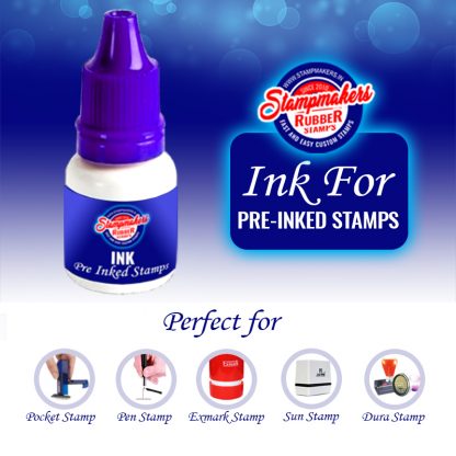 Refill Ink for Pre Ink Stamps - 10ml