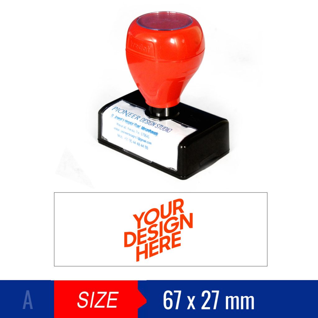 Custom Address Stamp 27mm X 67mm Trodat, Pre Ink Stamp, Address Stamp