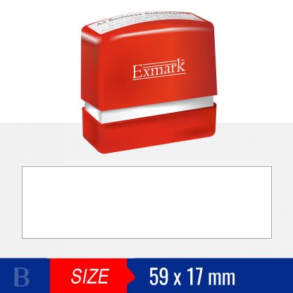 Custom Address Stamp 59X17 mm Exmark - Image 2