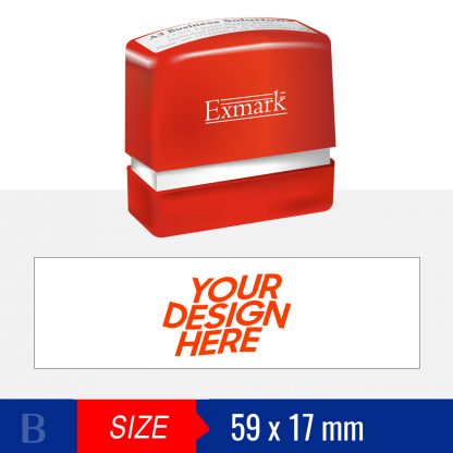 Custom Address Stamp 59X17 mm Exmark
