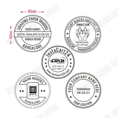 Trodat Round Pocket Stamp 40mm Dia - Image 4