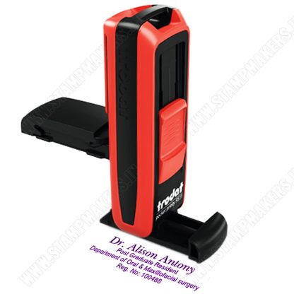 Trodat POCKET STAMP 18 X 47mm # 3/4 LINES - Image 3