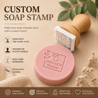 Branding stamp for Soap / Cake / Soap Stamp / Sabun Mohar / Stamp for Soap