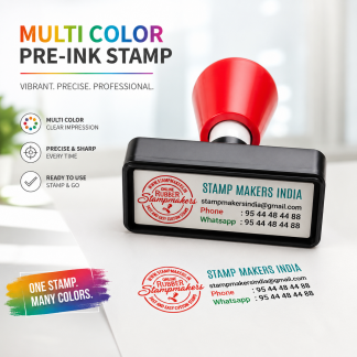 Double color stamp / multi color stamp