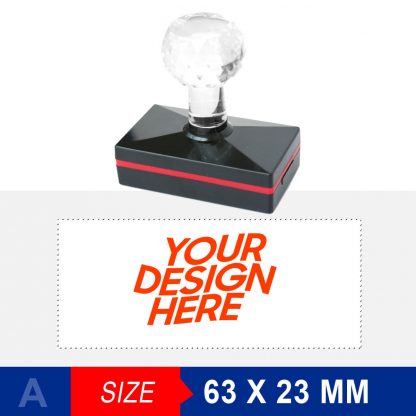 Custom Address Stamp23mm X 63mm Crystal Handle