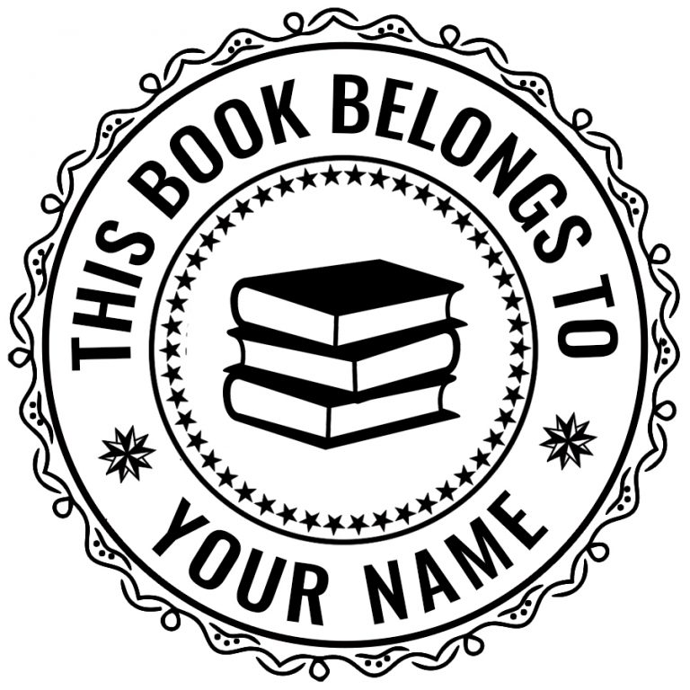 This book belongs to Stamp / This book belongs to seal / This book