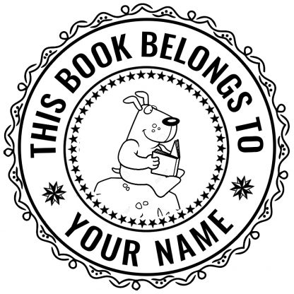 This book belongs to Stamp / This book belongs to seal / This book belongs to rubber Stamp - Image 6