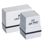Permanent Ink Stamp, White Permanent Ink Stamp :: White ink stamp for Plastic