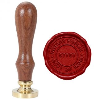 notary wax stamp