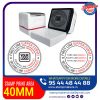 Round customised stamp 40mm