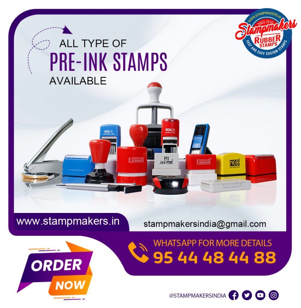 pre ink stamp