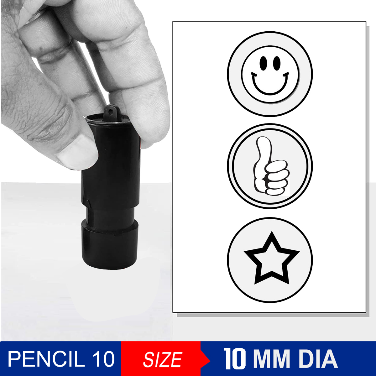 Round Stamp - 10mm Round