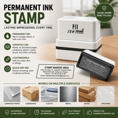 Permanent Ink Stamp