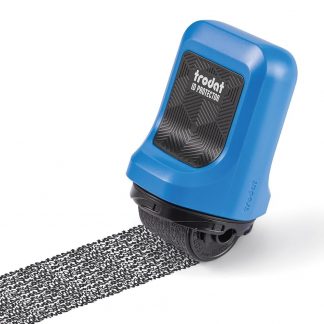 Trodat ID Protector Roller Stamp – 1 Inch Wide Privacy & Information Concealment Stamp