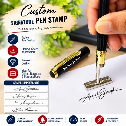 signature pen stamp
